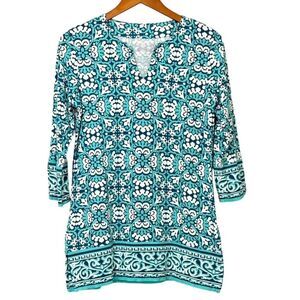 Coolibar St. Lucia Tunic Top Women's Size S Pullover UPF 50+ Sun Protection Pool